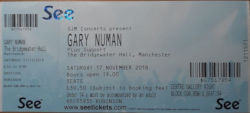 Manchester Ticket 2018
